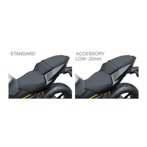 Kawasaki Low seat (-20mm) (Black)